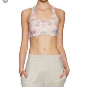 Mara Hoffman active sports bra size S in eos stone